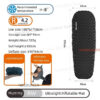 Light Tour R value 7.5 Camping Inflatable Mattress Outdoor Portable Sleeping Pad Ultralight Hiking Single People Mat R4.2