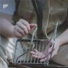 4e2d153ee953fdb3 Outdoor Stainless Steel Stove Camping Portable Folding Mini Barbecue Rack Set Pot Baking Tray Holder