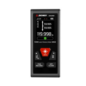 4e3ed321aeccf033 SNDWAY Dual Rangefinder 60M/100 Bilateral Laser Distance Meter with Electronic Angle Sensor,Rechargeable,Magnetism,M/in/Ft