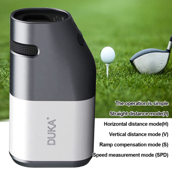4e3ff0d0e3aca451 2023 Newest Golf Laser Rangefinder 6X Monocular Distance Meter for Hunting Travel Telescope with Flag-Lock Slope DUKA