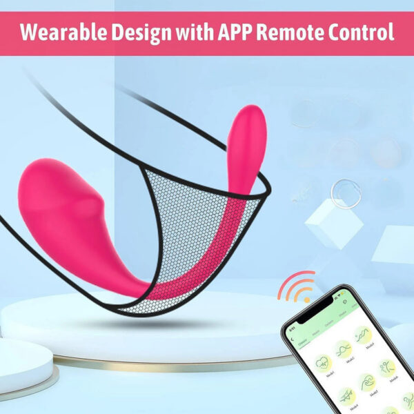 4e7ec6daf796e8af Wearable Vibration Love Egg Vibrator Vaginal G Spot Vibrating Stimulator Wireless Bluetooth APP Control Sex Toys for Adult Women