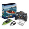 4e8562b9c15b01a9 Mini RC Boat 5km/h Radio Remote Controlled High Speed Ship with LED Light Palm Boat Summer Water Toy Pool Toys Models Gifts