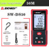 SNDWAY Distance Digital Rangefinder Mini Tape Measure Range Finder Professional M/In/Ft Laser Measuring Meter