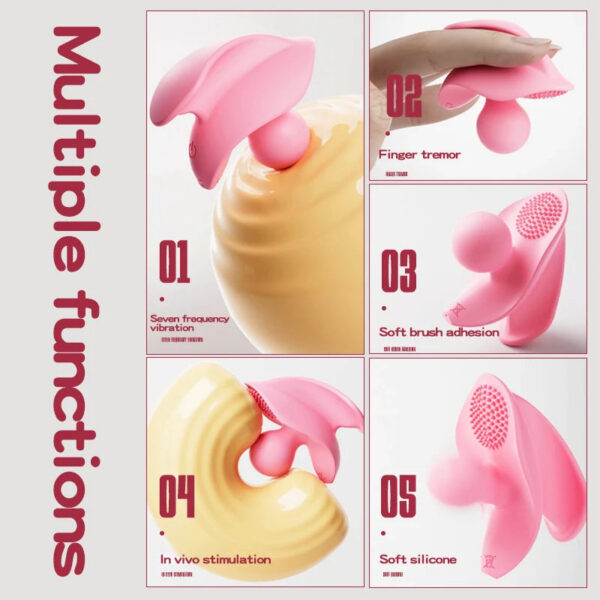 4ea28186ecb803f5 JIUUY Invisible Wear Vibrators for Women Massager Vibrates Clitoris G Spot Jump Egg Sex Products Sextoys Adult Toy