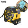 3in1 Laser Rangefinder 5m Tape Measure Ruler LCD Display Distance Meter Building Measurement Area Volume Surveying Device
