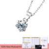 4eccfe8bae542d50 GRA 1CT-3CT Moissanite Diamond Wedding Pendant Necklace for Women Original Sterling Sier Long Chain Quality Jewelry