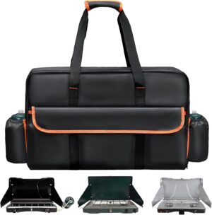 4ee88cd9b35e398f Stove Carrying Case Compatible with Coleman, Stove Carry Bag Compatible with Coleman Gas Camping 2 Burner Stove, Triton Stove, for Camp Chef Everest 2 Burner Stove Camp Stove