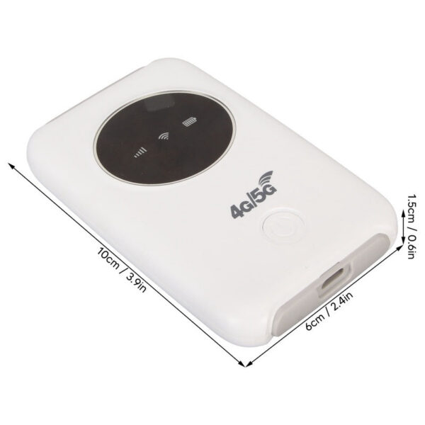4G LTE USB Modem 300Mbps Unlocked Micro SIM Card Slot Built in 3200MAh Wireless Portable WiFi Router