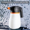 LEIBOO 2L Washing Foam Sprayer Rechargeable Foaming Pump Watering Can Car Wash Electric Water Gun