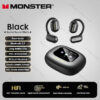 4efc324fadb0cd50 Monster Smart Touch Screen Bluetooth 5.4 Earphones Sports OWS Wireless Headphone IPX5 Waterproof Headsets Support TF Card Music