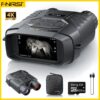 4efd36f75cb13814 FNIRSI Telescope NVS-20 4K HD Monocular Night Vision Goggles 6X Digital Zoom 300m Hunting Camping Scope Day and Night Dual Use