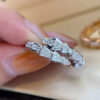 4f17bb9b05ad38ce designer ladies rope knot ring with diamonds fashion rings for women classic jewelry gold plated rose Party Birthday Gifts