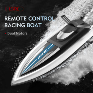 4f193bd464f7c076 2.4G LSRC-B8 RC High Speed Racing Boat Waterproof Rechargeable Model Electric Radio Remote Control Speedboat Toys for boys 14Y+