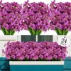 4f2a198ba71ed76d 24 Bundles Artificial Flowers for Outdoor,No Fade Fake Plastic Flowers Faux Plants for Decoration Hanging Planters Indoor Outside Garden Porch Window Box Home Wedding Farmhouse