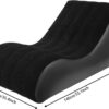 4f38dd57a75dfe3e Inflatable Couch with Built in Pump - Upgraded Extra Size Air Lounger Sofa, Portable Folding Blow up Mattress, Inflatable Bed Waterproof Air Mattress Sofa Chair for Home, Camping/Rose-red