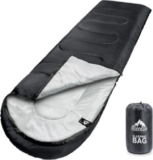 4f4432e51598aa62 MEREZA Sleeping Bags XL for Adults Cold Weather Mens Large Wide Sleeping Bag for Big and Tall Girls Boys with Compression Sack for Camping Backpacking Warm & Cool Weather