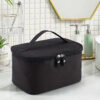 1pc Business Trip Men's Toiletry Double Layer Large Capacity Cosmetic Oxford Cloth Storage Bag Portable Handbag