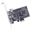 4f590ffb926b2966 Motorcycle Electronic Accessories PCI-E Video Camera DV Capture PCIE 1X 1394 Fire Wire Card Driverless