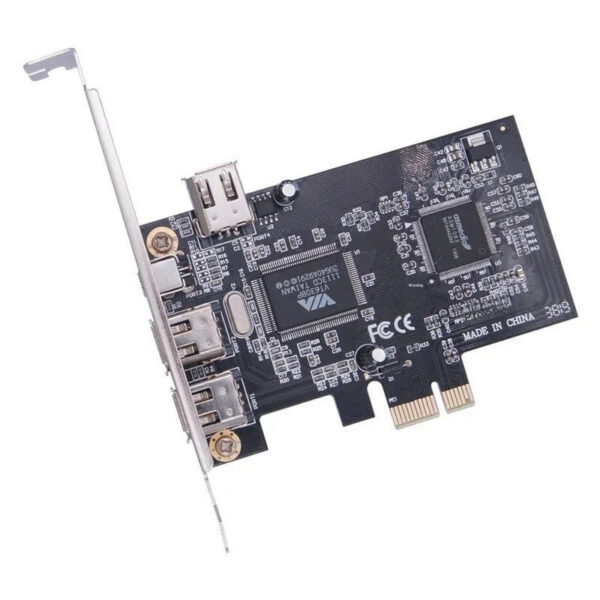 4f590ffb926b2966 Motorcycle Electronic Accessories PCI-E Video Camera DV Capture PCIE 1X 1394 Fire Wire Card Driverless