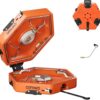 4f66bb875ae6bf45 Propane 2 Burner Camping Stove with Carrying Bag, Portable Folding Gas Stove for Camping, Backpacking Camp Stove for Outdoor Cooking, With 17,000 BTU Adjustable Burners for BBQ, Tailgating