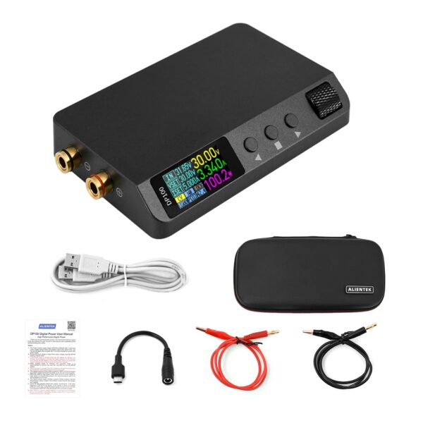 ALIENTEK DP100 DC Power Supply Adjustable 30V 5A Laboratory Bench Power Supply Portable Regulator Switching Digital Power Supply
