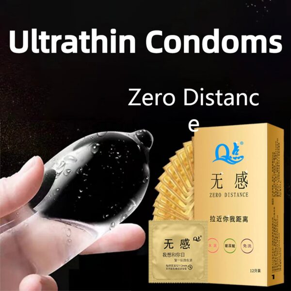 4f778cae1a2d86f3 12pcs Super Thin Condoms Large Lubricated Sex Toys Ultrathin Skin Feeling Sex Accessories Zero Distance Penis Sleeves Cock Cover