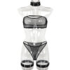 4f7bb2d78d982a9e Sexi Babydoll Lace Bra And Panty Set Perspective Sex Erotic Costumes Lingerie Set Underwear Dress Porn Sexy Lingerie For Women
