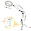 4f7c7e37d879f8f1 72LED 8X/10X NEW Illuminated Magnifier USB 3 Colors LED Magnifying Glass for Soldering Iron Repair/Table Lamp/Skincare Beauty