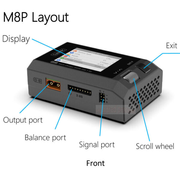 4f7e39b539d38812 ToolkitRC M8P Charger with an increase in accuracy power of 600W 20A 5V 1-8S Multifunctional signal testing M8S upgraded