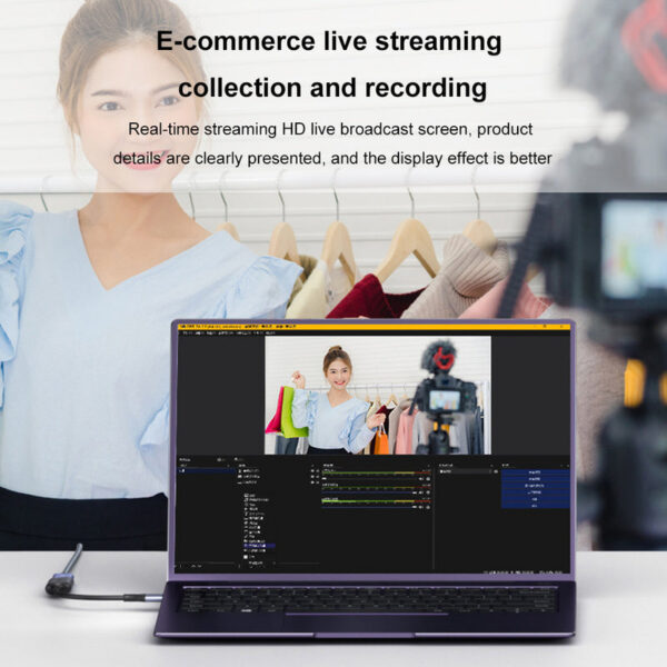 Capture Card HDMI-compatible To USB/Type-C Aluminum Alloy USB 3.0 Video Grabber 4K1080P for PC Game Live Streaming