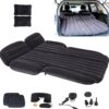 Inflatable SUV Air Mattress 3 in 1 Thickened Flocking Inflatable Car Camping Travel Air Mattress with 2 Pillows & Air Pump,Portable Car Sleeping Bed for SUV|MPV|Minivan