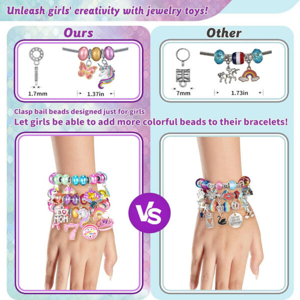 4fb36800608e94f6 Mermaid Jewelry Product Making DIY Art Craft Set Toy Age 5 6 7 8 9 10 11 12 Year Old Girl Child Creative Birthday Gift