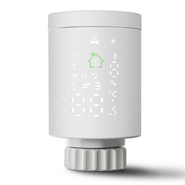 Tuya Zigbee Smart Vae Programmable Thermostatic Radiator Temperature Controller Alexa Google Home Voice Control