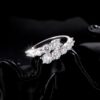 4fc71d0d192577c9 MODIAN 925 Sterling Silver Classic Luxury Round CZ Eternity Band Rings For Women Wedding Engagement Statement Jewelry Gift