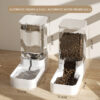 4fc98470a26408a5 HOOPET Dog Feeder Cat Automatic Feeding Water Bowl Transparent Pet Food Storage Dispenser Container Puppy Kitten Accessories