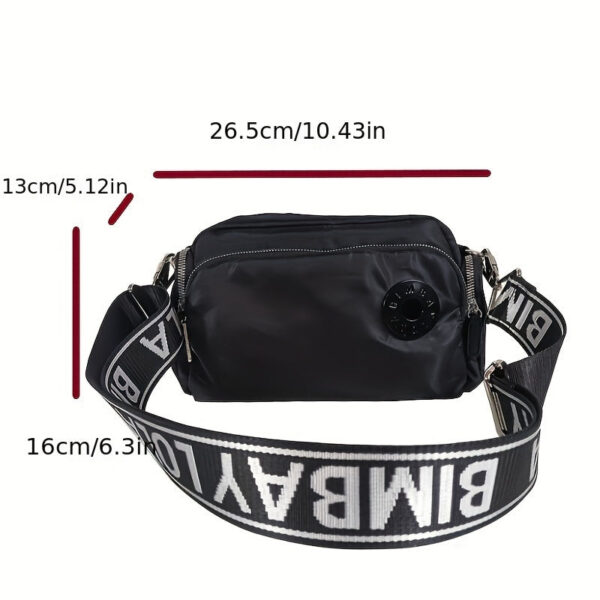 Fashion Nylon Crossbody Bag, Simple Shoulder Bag, Women's Casual Sling Chest Bag & Purse