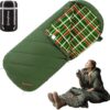 4fdd863e65cdf797 KingCamp Sleeping Bag for Adults, Cold Weather & Warm Extra Wide Big & Tall XL Portable Waterproof Flannel Sleeping Bags, Essentials Gear Accessories for Camping Backpacking Hiking Indoor & Outdoor