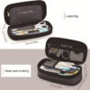 4fe99315161b61f1 Large Pencil Case Pen with Zipper Big Capacity Pouch Organizer Stationery Storage Bag for Student Gift
