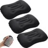 4feac35ec8df4e96 Tatuo 3 Pcs Inflatable Camping Travel Pillow Ultralight Inflating Pillows Lightweight Camping Pillow Portable Backpacking Pillow for Neck Lumbar Support Hiking Sleeping Camping (Dark Blue)