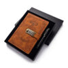 4fef752b4639c37b A5 200 Pages Retro Password Book with Lock Diary Thickened Creative Hand Ledger Student Notepad Stationery Notebook Binder