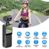 5000052d08f0fdd2 Portable 4K Ultra HD Action Mini Camera 180Rotatable Vlog WiFi Lens Sports Camera Infrared Night Vision Sports DV Bicycle Driver