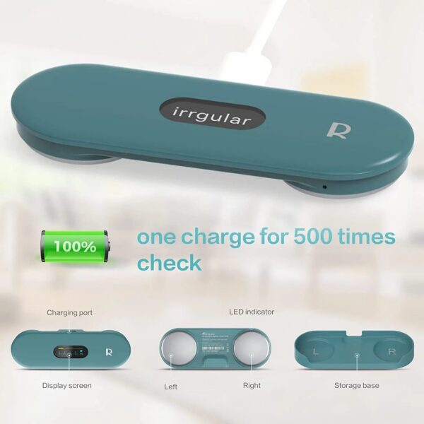 5018fab5af25d382 Pocket ECG Monitoring Device with OLED Screen Bluetooth EKG Monitor for Rhythm Waveform, Free APP AI Analyze with iOS/Android