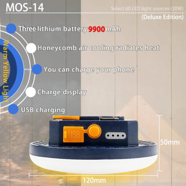 501edcda822ebc2d MOSLIGHTING LED Camping Lamp Portable Outdoor Atmosphere Lighting Ultralight Tent Lantern High Powerful Hanging Lamp with Magnet