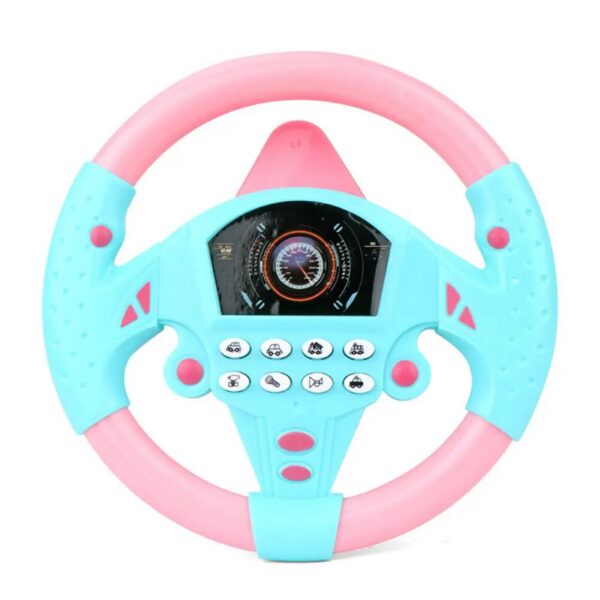 503973b60868aa6a Simulate Car Copilot Steering Wheel Eletric Baby with Sound Kids Musical Educational Stroller Driving Vocal Toys