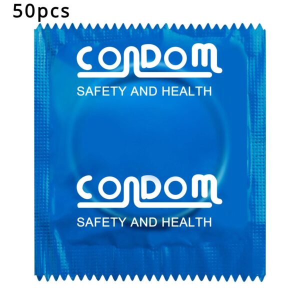 50pcs Hyaluronic Acid Condom Natural Latex Lubrication Ultra Thin Delay Sex Condom Contraception Supplies Adults Sex Toy 콘돔