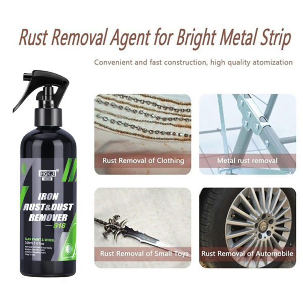 503d7542bca3cf05 HGKJ Car Paint & Wheel Iron Particles Powder Cleaning Super Rust Dust Remover Spray Metal Surface Defender Auto Rim Cleaner