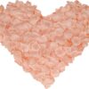 Red Rose Petals Decorations Set, 1000 Pieces Artificial Rose Petals with 3Pcs Romantic Banner, Rose Petals for Romantic Night for Her Set, Special Night Party Decor for Home, Wedding, Anniversary