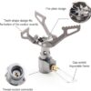 Hamans BRS BRS-3000T Ultraleichter Titan Campingkocher für Rucksacktouren (25 g) mit 1 zusätzlichen O-Ring