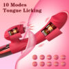 Powerful Vibrator for Women Tongue Licking Clitoris Vibration Stimulator Female Masturbator G Spot Dildo Adults Goods Sex Toys