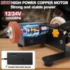 507467a562eca460 Stand Belt Sander, 350W Stationary Grinder Adjustable Angle Micro Electric Belt Sander with 10-piece sanding belts